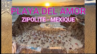 PLAYA DEL AMOR  ZIPOLITE  MEXICO zipolite oaxaca mexico mexicanbeach naturitas [upl. by Demetria378]