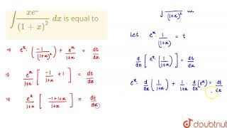 intx ex1x2 dx is equal to [upl. by Brenk]