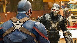 Captain America vs Crossbones  Fight Scene  Captain America Civil War 2016 Movie CLIP HD [upl. by Betz]