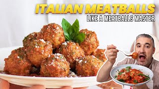 How to Make ITALIAN MEATBALLS Like an Italian [upl. by Barina989]