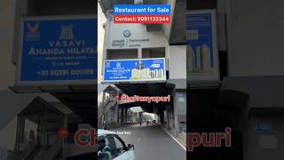 Restaurant for sale in Hyderabad shorts ytshort hyderabad [upl. by Nyledam771]