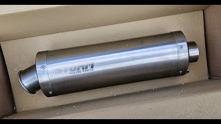 STORM exhaust for Yamaha Tenere 700  unboxing [upl. by Amble978]