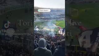 Settore Ospiti in TorinoNapoli SerieA sscnapoli [upl. by Meekahs]