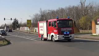 Feuer 3 Einsatzfahrten FF Weißenfels  FF Reichardtswerben  FF Tagewerben zum Garagenbrand [upl. by Eyla739]