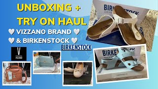 Unboxing  Try on Haul  Vizzano amp Birkenstock  Got on Sale  Anne Blossom [upl. by Tati]