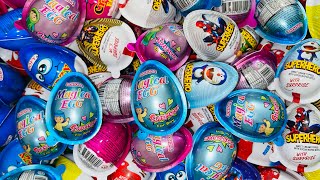 ASMR Magical Egg Opening  202yummykinder satisfying kinder kindersurprise asmr chocolate [upl. by Cand952]