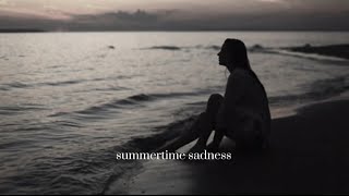 LANA DEL REY Summertime sadness Song without music LYRICS [upl. by Hsevahb70]