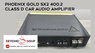 Phoenix Gold SX2 4002 High End 2Channel Bridgeable ClassD Car Audio Amplifier [upl. by Lehcyar]