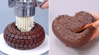 Satisfying Chocolate Cakes  Amazing Chocolate Cake Decorating Recipes [upl. by Arraes]