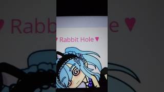 Rabbit Hole  Gacha Club ver  Trend  rabbithole rabbitholetrend trend trending miku like [upl. by Eciened270]