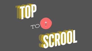 Smooth ScrolltoTop Button Tutorial  Add a Scroll Back to Top Button with HTML CSS amp JavaScript [upl. by Niletak]