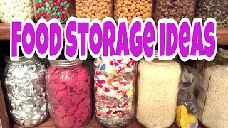 FOOD STORAGE IDEAS Part 2 Great for PREPPERS [upl. by Yonit]