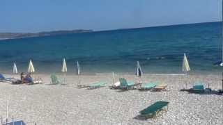 Limenaria Beach and Agistri Tavern Thassos Island Greece [upl. by Hearsh]