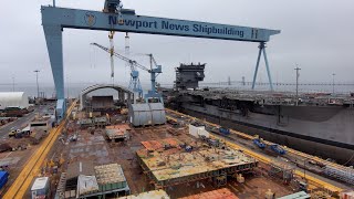 Enterprise CVN 80 Construction Update [upl. by Sy]