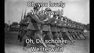 Westerwaldlied  German Marching Song [upl. by Ribaj]