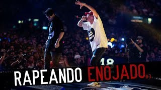 RAPEANDO ENOJADO😡 1  Batalla De Gallos  Rap [upl. by Nitaj]