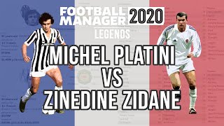 Platini vs Zidane who was better  Football Manager Legends [upl. by Nosiaj22]