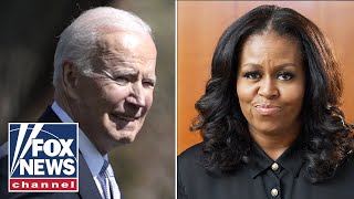 White House changes Bidens startling gaffe about Michelle Obama [upl. by Swaine]