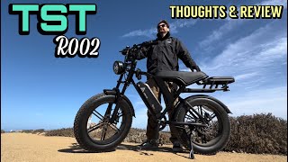 TST R002 Moped Style eBike • Thoughts and Review [upl. by Ranjiv]