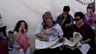 Reading the Megillah at the Western Wall [upl. by Goldia]