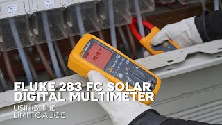 ☀️ How to use the UserDefined Limit Gauge on the Fluke 283 FC Solar Digital Multimeter [upl. by Nylikcaj]