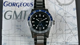 On the Wrist from off the Cuff Baltic – Aquascaphe GMT Designed Assembled amp Adjusted in France [upl. by Epoh65]