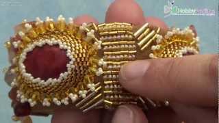 Bracciale Aztec  Tutorial  HobbyPerlinecom [upl. by Eanat]