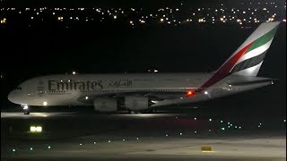 3 AWESOME Airbus A380 NIGHT Takeoffs  Qatar Emirates Etihad ● Melbourne Airport Plane Spotting [upl. by Nira]