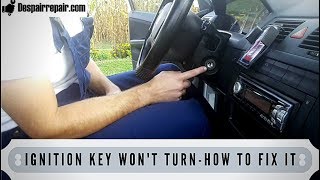 KEY WONT TURN IN IGNITIONHOW TO FIX IT [upl. by Ennadroj303]