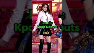 ICONIC KPOP DEBUTS IIkpoptrendingshortsfeedivetxtaespaitzy [upl. by Ettennej]