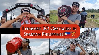 Spartan Race Experience  Vlog  Sprint 5k 20 Obstacles Race Challenge  Areza Lipa Batangas [upl. by Oinotnanauj696]