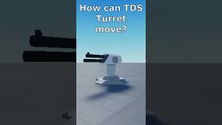 How tds turret moves roblox [upl. by Hellene]