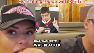 Corinna Kopf HOOKED UP with Sketch 😳 [upl. by Racso]