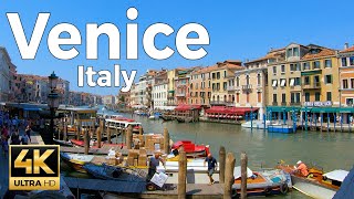 Venice Italy Walking Tour 4k Ultra HD 60fps – With Captions [upl. by Ydroj]