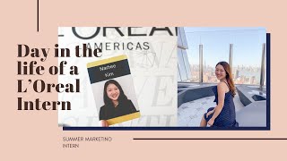 Day in the Life of a LOreal Marketing Intern [upl. by Aisercal]