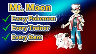 Pokemon Red amp Blue Checklist Guide Mt Moon [upl. by Griff]