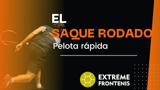 El Saque Rodado con efecto  Frontenis Olímpica [upl. by Korenblat]