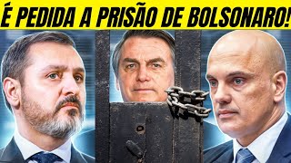 É PEDIDA A PRISÃO DE BOLSONARO E MAURO CID TÁ LASCADO [upl. by Wonacott]