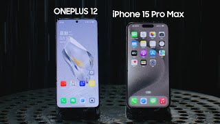 ONEPLUS 12 IP65  Water Touch Test vs iPhone 15 Pro Max [upl. by Lallage217]