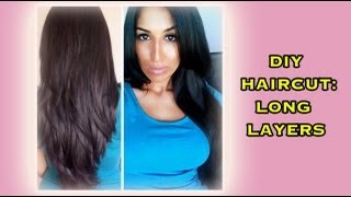 DIY Haircut  Long Layer for all hair types [upl. by Souvaine]