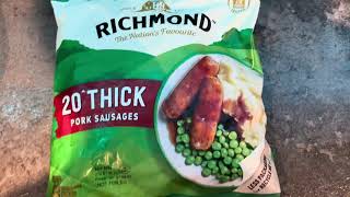 Richmond Frozen Sausages With Aldi Silicon Liner [upl. by Rein928]