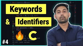 Keywords amp Identifiers in C Langauge  Explain In Hindi  By Nirbhay Kaushik [upl. by Ecinue]