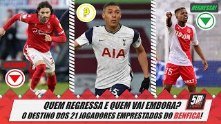 Jogadores emprestados no Benfica em 202021 quem regressa e quem vai embora [upl. by Phillips]