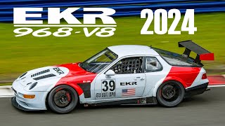 EKR Porsche 968 V8  2024 Season [upl. by Ahsikyw]