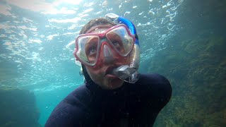 Exploring BERLENGAS one of most EPIC places to dive in Portugal [upl. by Namyl420]