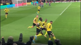 Moussa Sissoko goal Watford Vs Crystal Palace 22 February 2022  Fanview [upl. by Ellennahs]