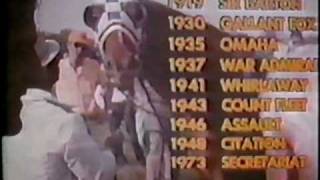 SECRETARIAT  1973 Belmont Stakes  Part 6 CBS [upl. by Nnylyar]