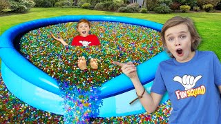 10 Million Orbeez In Our Backyard Pool [upl. by Gloriana]