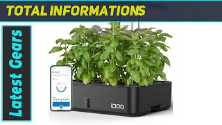 iDOO WiFi 12 Pods Hydroponics System The Ultimate Smart Indoor Garden [upl. by Ahscrop911]