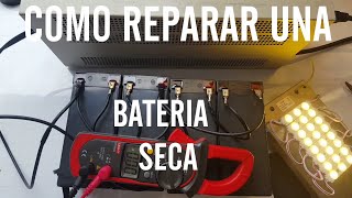 como reparar una bateria seca [upl. by Brandtr]